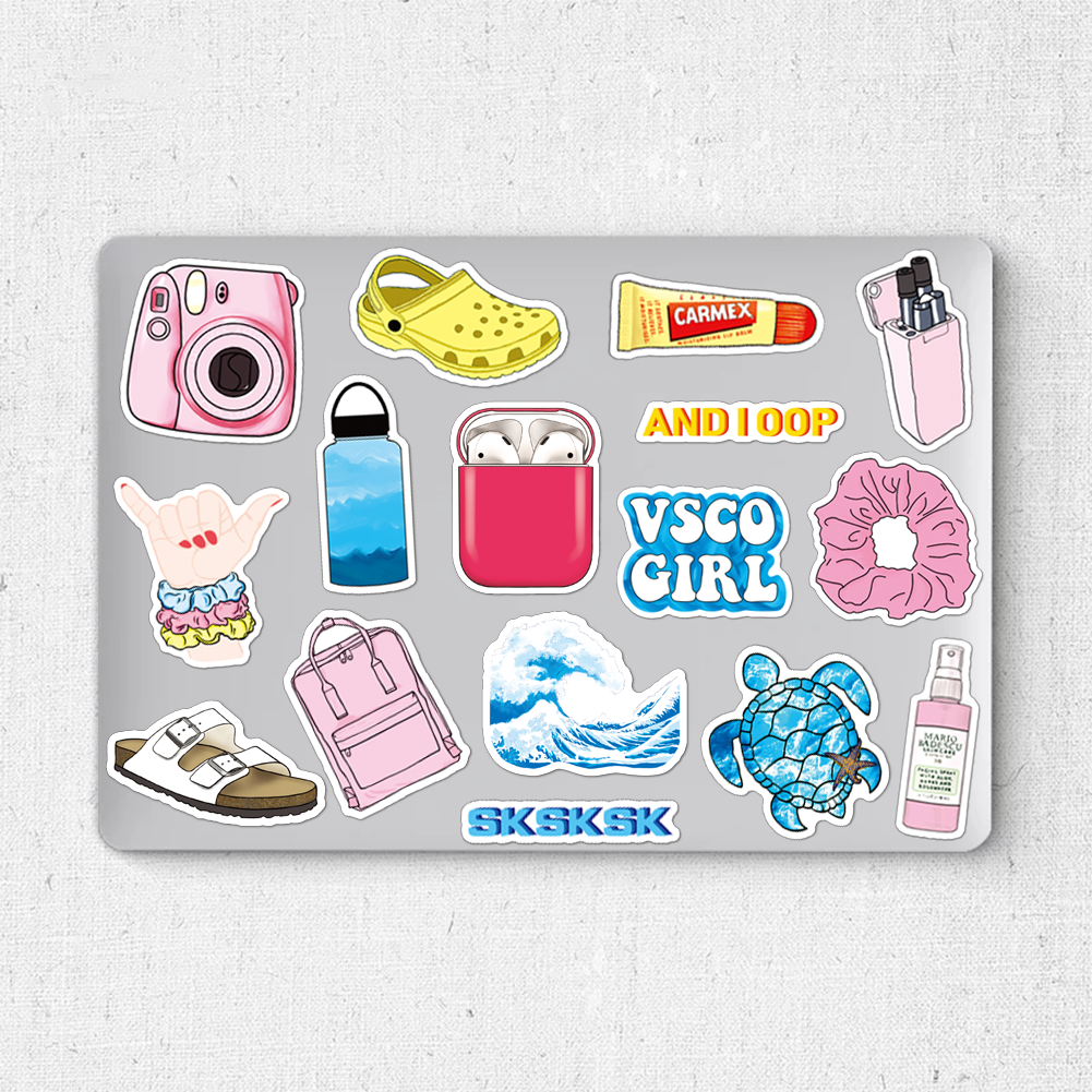 ANERZA 45 Pcs VSCO Stickers for Laptop, Hydro Flask B