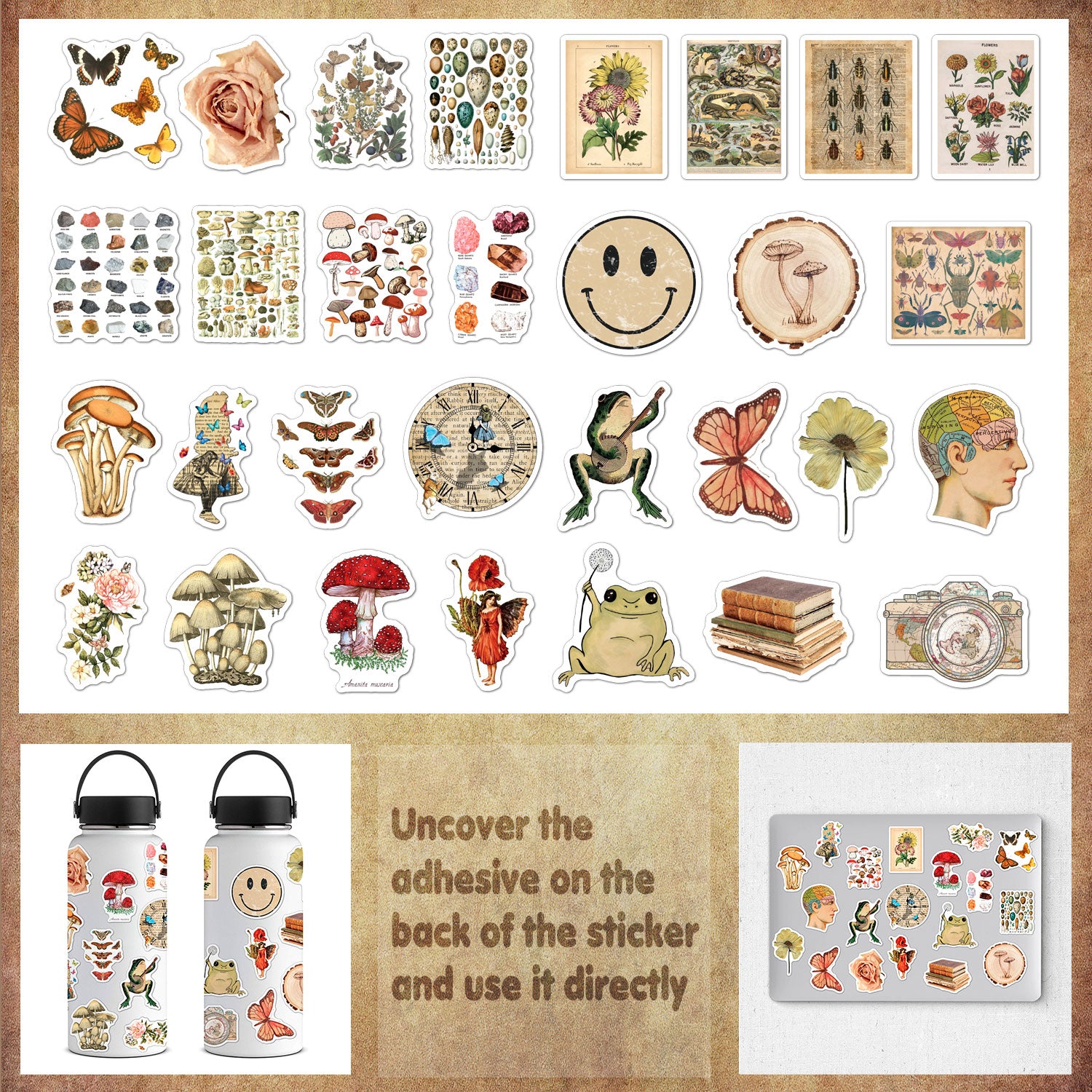 ANERZA Vintage Wall Collage Kit Aesthetic Pictures, Cottagecore Room D