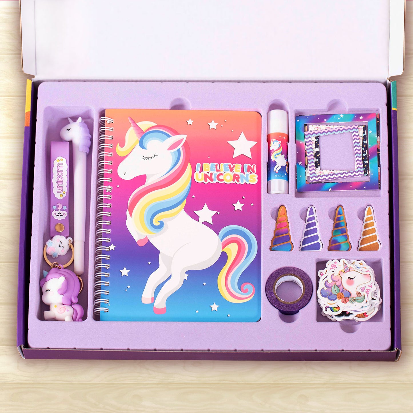 ANERZA DIY Unicorn Journal Set for Girls Gifts Ages 6 7 8 9 10 11 12 13 Years Old and Up, Birthday/Christmas Gifts Ideas, Toys for Teen Girls, Arts and Crafts for Kids 8-12, Scrapbook Stickers kit