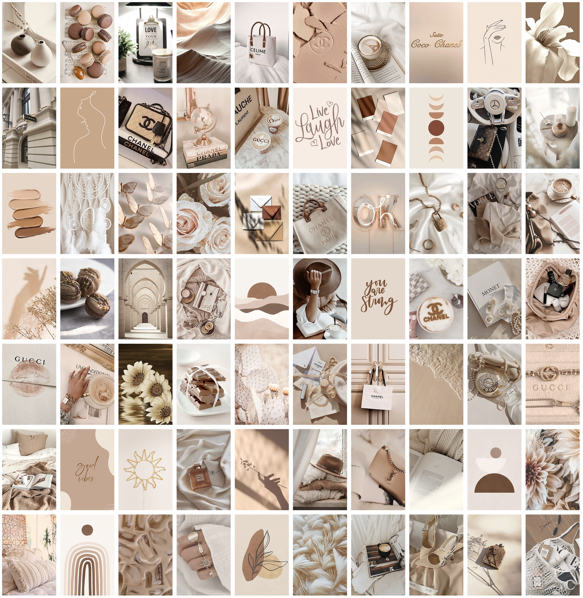 ANERZA 60 PCS Wall Collage Kit Aesthetic Pictures, Aesthetic Room