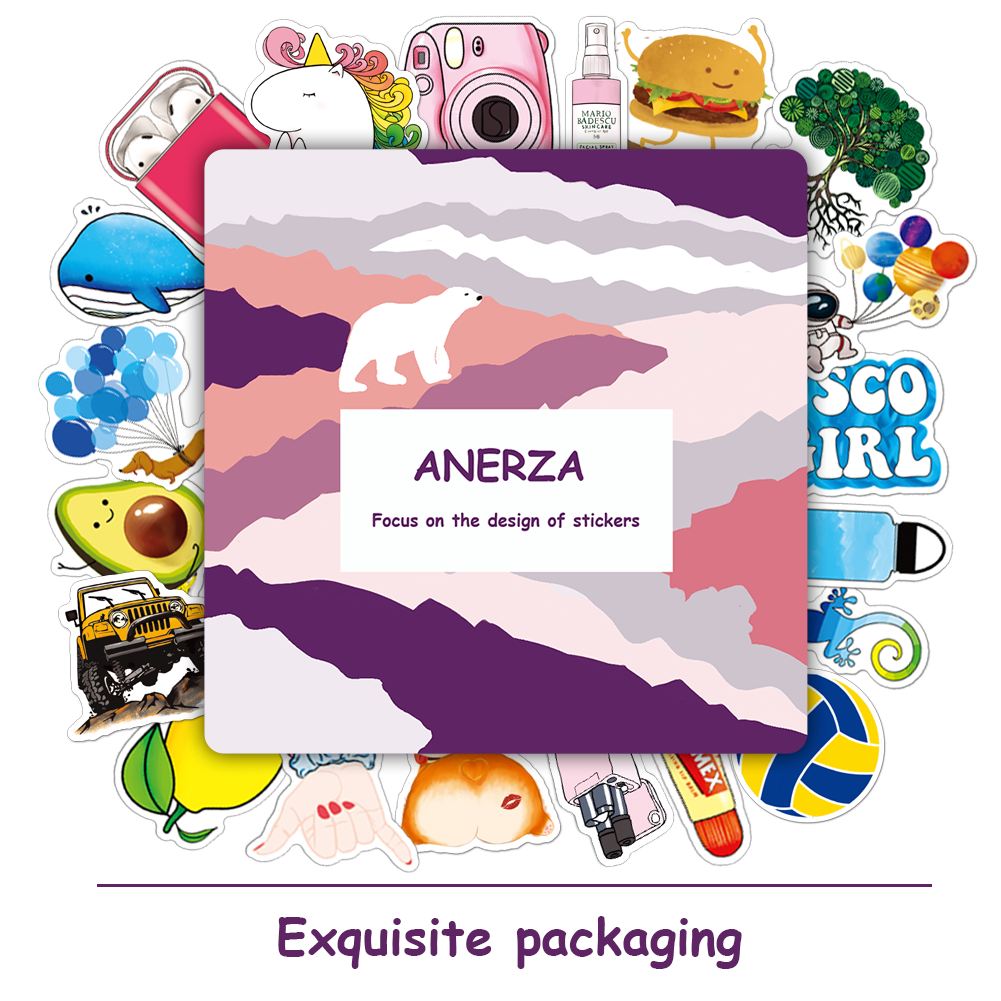ANERZA 45 Pcs VSCO Stickers for Laptop, Hydro Flask B